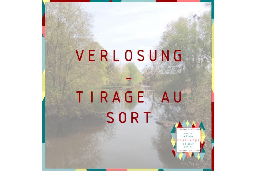 Verlosung im Rahmen der PAMINA-Klima-Challenge