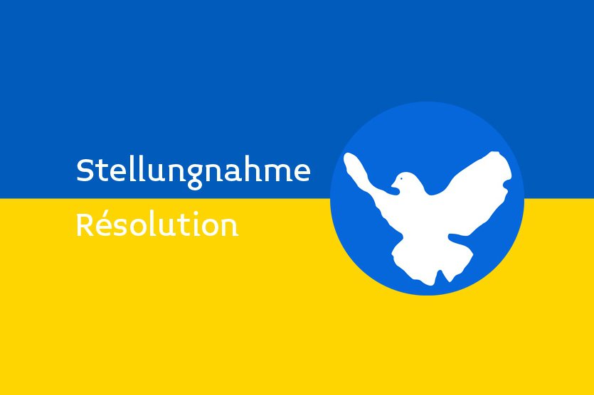 Drapeau de l'Ukraine avec colombe de la paix