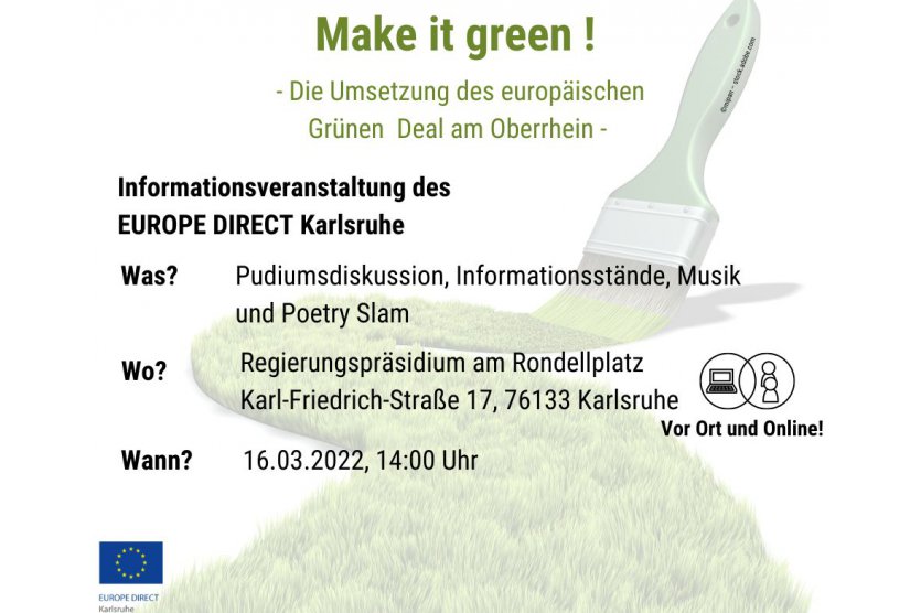 Make it green! Le Green Deal européen dans le Rhin supérieur