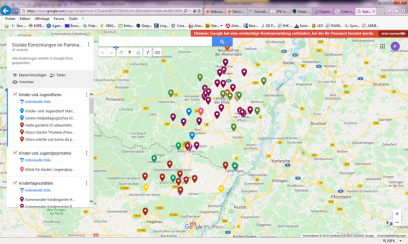 Carte structures sanitaire et social PAMINA