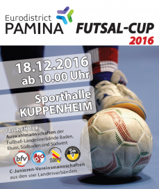 Plakat PAMINA-Futsal-Cup