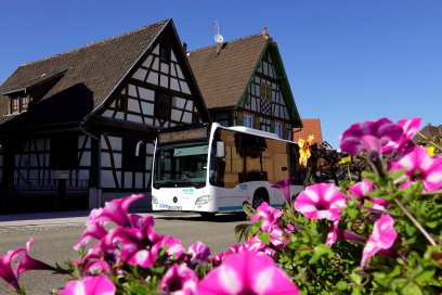 Fest der grenzüberschreitenden  Buslinie Rastatt – Soufflenheim/Seltz