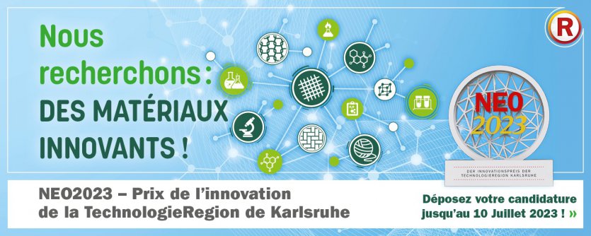 NEO2023 – Prix de l’innovation de la TechnologieRegion de Karlsruhe