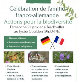 Célébration de l’amitié franco-allemande et actions pour la biodiversité