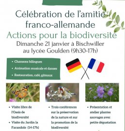 Célébration de l’amitié franco-allemande et actions pour la biodiversité