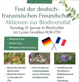 Fest der deutsch-französischen Freundschaft: Aktionen zur Biodiversität