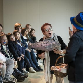 Spectacle et bricolage à la passe à poissons