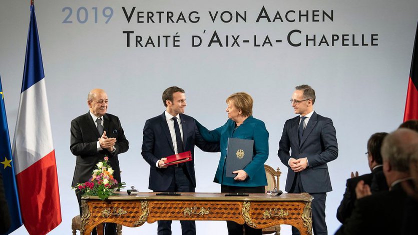 Le Traité d'Aix-la-Chapelle sur la coopération et l'intégration franco-allemandes