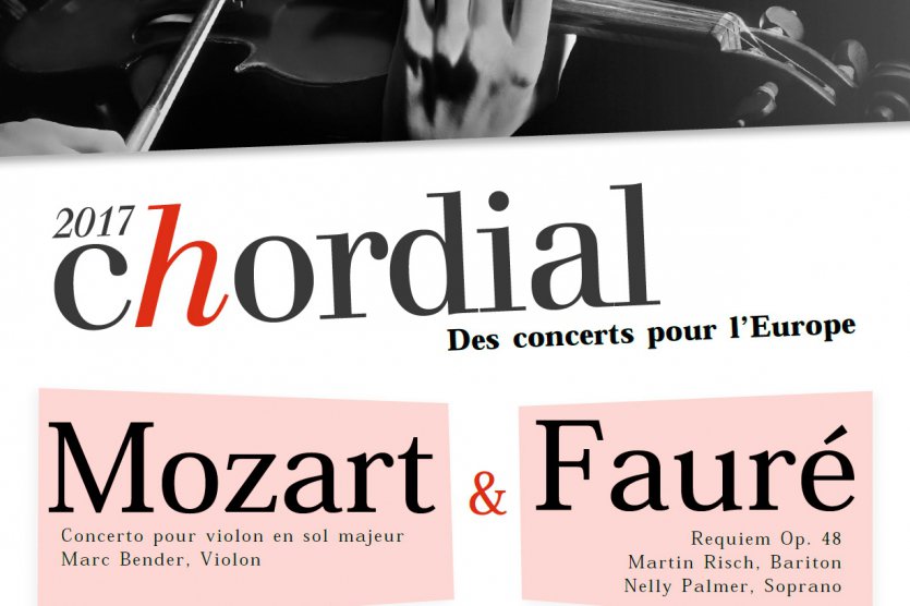 Affiche pour les concerts | Plakat zu den Konzerten